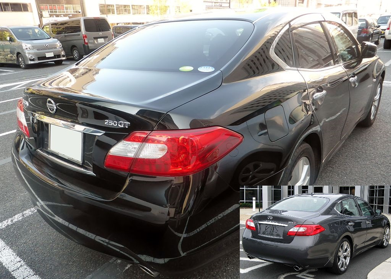 Illustration for article titled Ridiculous Rebadges: Japanese Luxury Sedans Edition